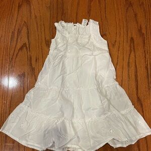 GAP Kids White Sleeveless Dress
